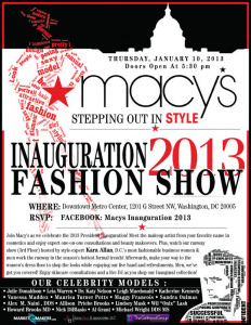 Macy's Inauguration Fashion Show